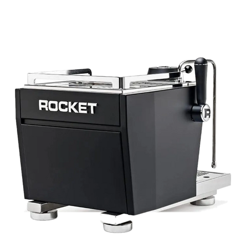 Rocket Espresso R Nine One noire – vue arrière avec logo Rocket